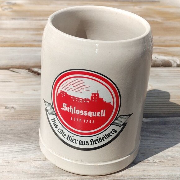 Vintage SCHLOSSQUELL Heidelberg Mug Stein 0,5l - Picture 1 of 7